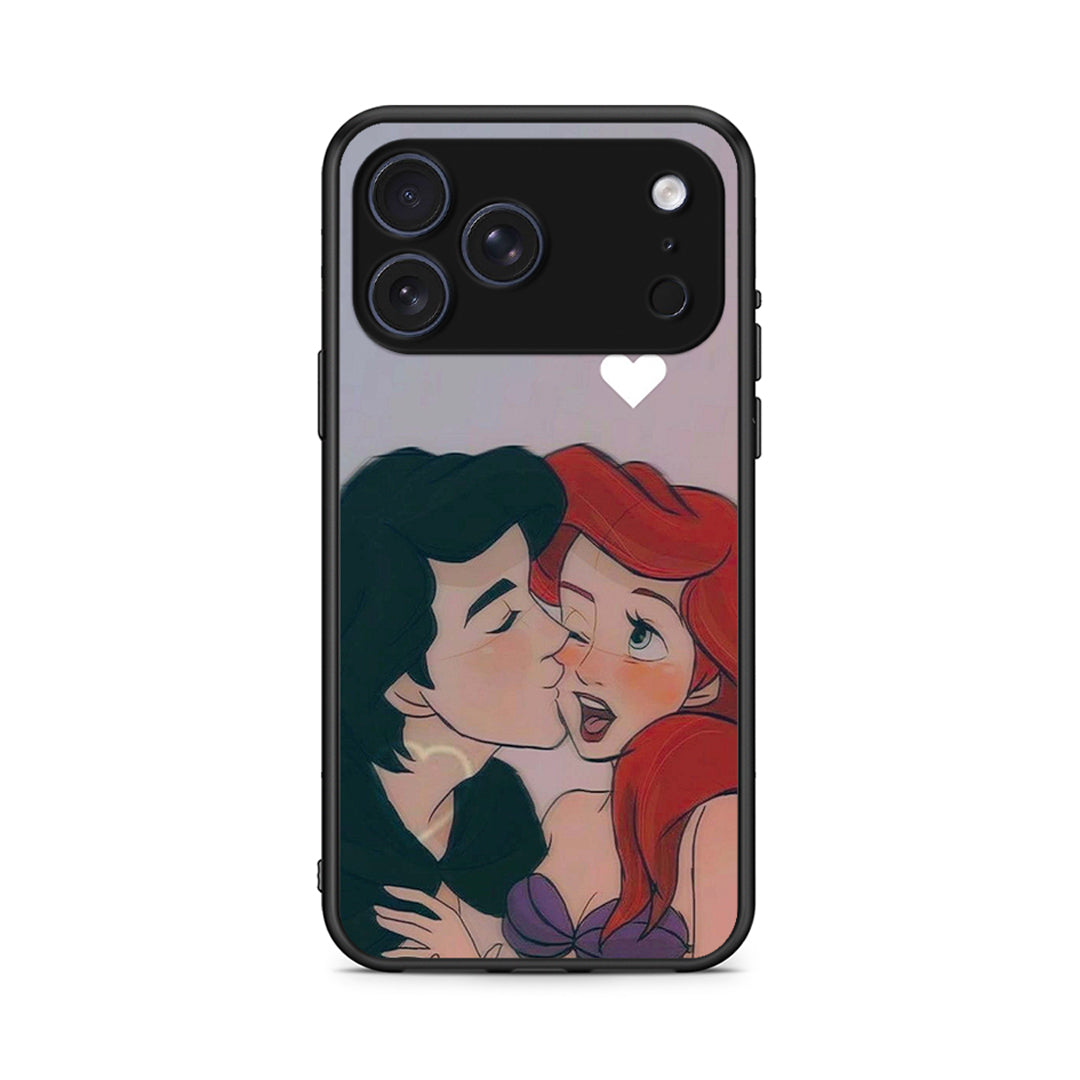 iPhone 17 Pro Max Mermaid Love Θήκη Αγίου Βαλεντίνου από τη Smartfits με σχέδιο στο πίσω μέρος και μαύρο περίβλημα | Smartphone case with colorful back and black bezels by Smartfits