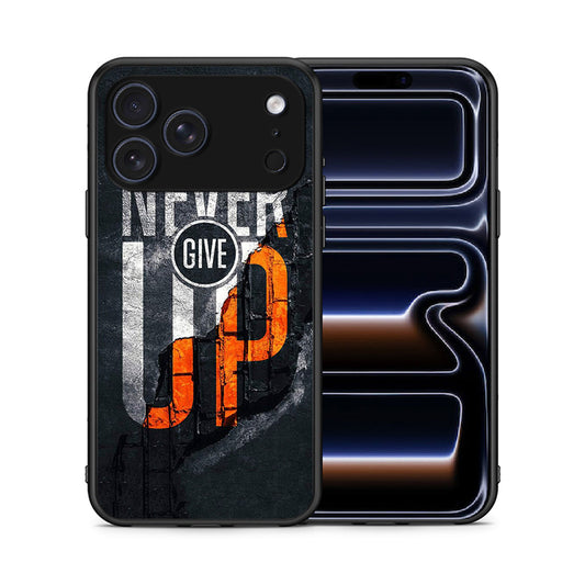 Never Give Up - iPhone 17 Pro Max θήκη