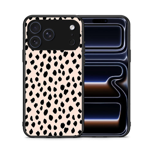 Θήκη iPhone 17 Pro Max New Polka Dots από τη Smartfits με σχέδιο στο πίσω μέρος και μαύρο περίβλημα | iPhone 17 Pro Max New Polka Dots case with colorful back and black bezels