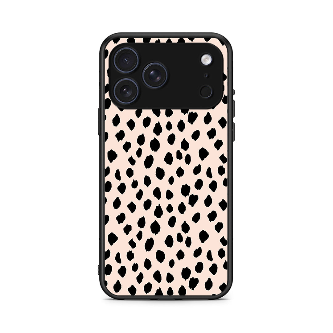 iPhone 17 Pro Max New Polka Dots θήκη από τη Smartfits με σχέδιο στο πίσω μέρος και μαύρο περίβλημα | Smartphone case with colorful back and black bezels by Smartfits