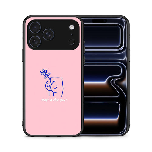 Θήκη iPhone 17 Pro Max Nice Day από τη Smartfits με σχέδιο στο πίσω μέρος και μαύρο περίβλημα | iPhone 17 Pro Max Nice Day case with colorful back and black bezels