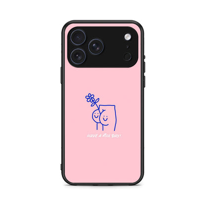 iPhone 17 Pro Max Nice Day θήκη από τη Smartfits με σχέδιο στο πίσω μέρος και μαύρο περίβλημα | Smartphone case with colorful back and black bezels by Smartfits