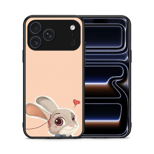Θήκη iPhone 17 Pro Max Nick Wilde And Judy Hopps Love 2 από τη Smartfits με σχέδιο στο πίσω μέρος και μαύρο περίβλημα | iPhone 17 Pro Max Nick Wilde And Judy Hopps Love 2 case with colorful back and black bezels