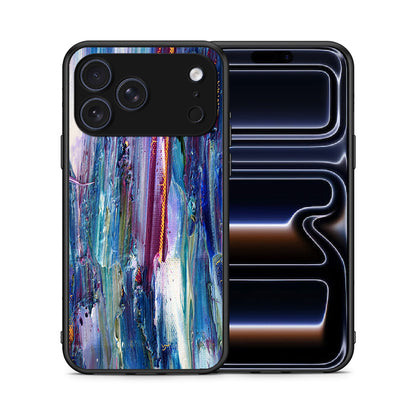Θήκη iPhone 17 Pro Max Winter Paint από τη Smartfits με σχέδιο στο πίσω μέρος και μαύρο περίβλημα | iPhone 17 Pro Max Winter Paint case with colorful back and black bezels