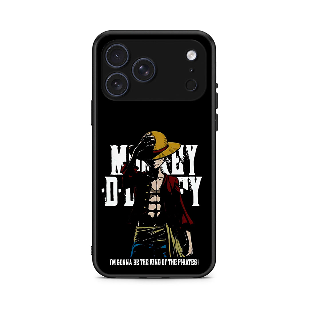 iPhone 17 Pro Max Pirate King θήκη από τη Smartfits με σχέδιο στο πίσω μέρος και μαύρο περίβλημα | Smartphone case with colorful back and black bezels by Smartfits