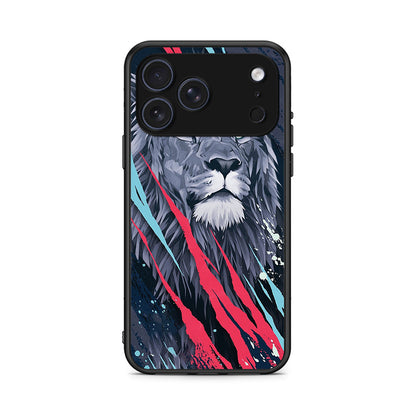 4 - iPhone 17 Pro Max Lion Designer PopArt case, cover, bumper