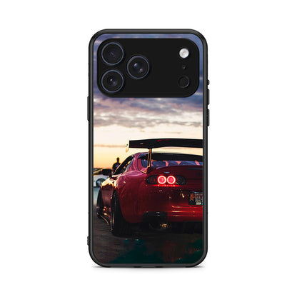 iPhone 17 Pro Max Racing Supra θήκη από τη Smartfits με σχέδιο στο πίσω μέρος και μαύρο περίβλημα | Smartphone case with colorful back and black bezels by Smartfits