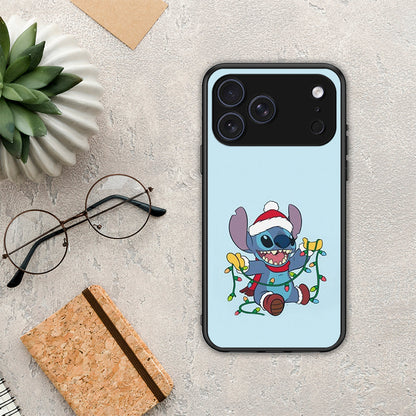 Santa Stich - iPhone 17 Pro Max θήκη