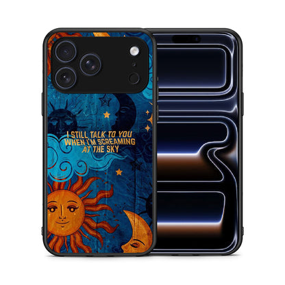 Θήκη iPhone 17 Pro Max Screaming Sky από τη Smartfits με σχέδιο στο πίσω μέρος και μαύρο περίβλημα | iPhone 17 Pro Max Screaming Sky case with colorful back and black bezels