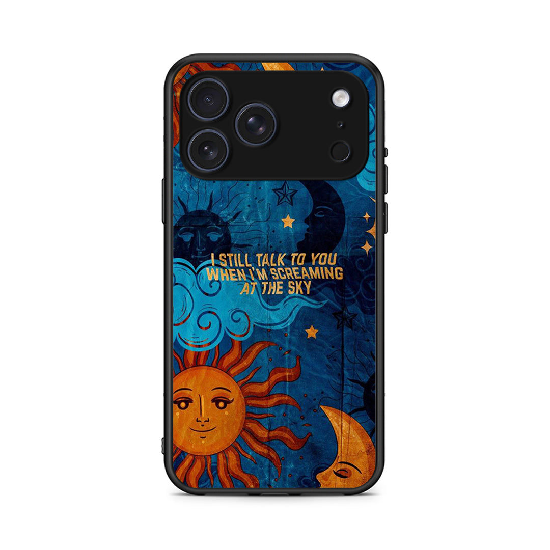 iPhone 17 Pro Max Screaming Sky θήκη από τη Smartfits με σχέδιο στο πίσω μέρος και μαύρο περίβλημα | Smartphone case with colorful back and black bezels by Smartfits