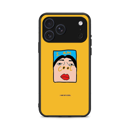 iPhone 17 Pro Max So Cool Θήκη Αγίου Βαλεντίνου από τη Smartfits με σχέδιο στο πίσω μέρος και μαύρο περίβλημα | Smartphone case with colorful back and black bezels by Smartfits