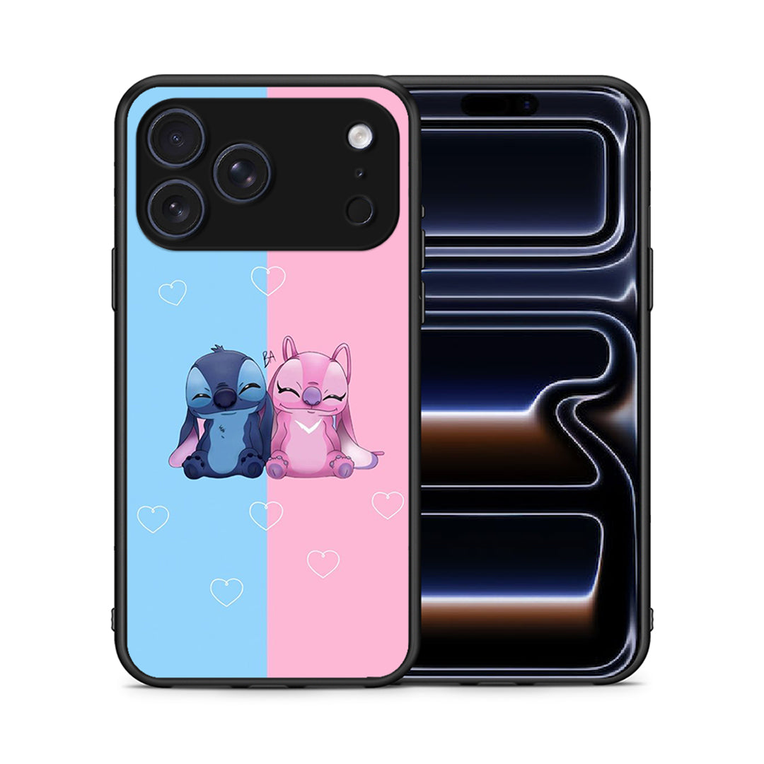 Θήκη iPhone 17 Pro Max Stitch And Angel από τη Smartfits με σχέδιο στο πίσω μέρος και μαύρο περίβλημα | iPhone 17 Pro Max Stitch And Angel case with colorful back and black bezels