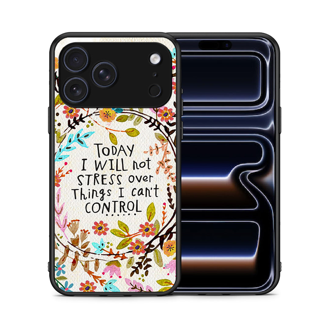 Θήκη iPhone 17 Pro Max Stress Over από τη Smartfits με σχέδιο στο πίσω μέρος και μαύρο περίβλημα | iPhone 17 Pro Max Stress Over case with colorful back and black bezels