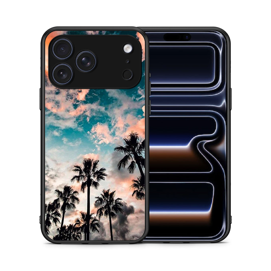 Θήκη iPhone 17 Pro Max Sky Summer από τη Smartfits με σχέδιο στο πίσω μέρος και μαύρο περίβλημα | iPhone 17 Pro Max Sky Summer case with colorful back and black bezels