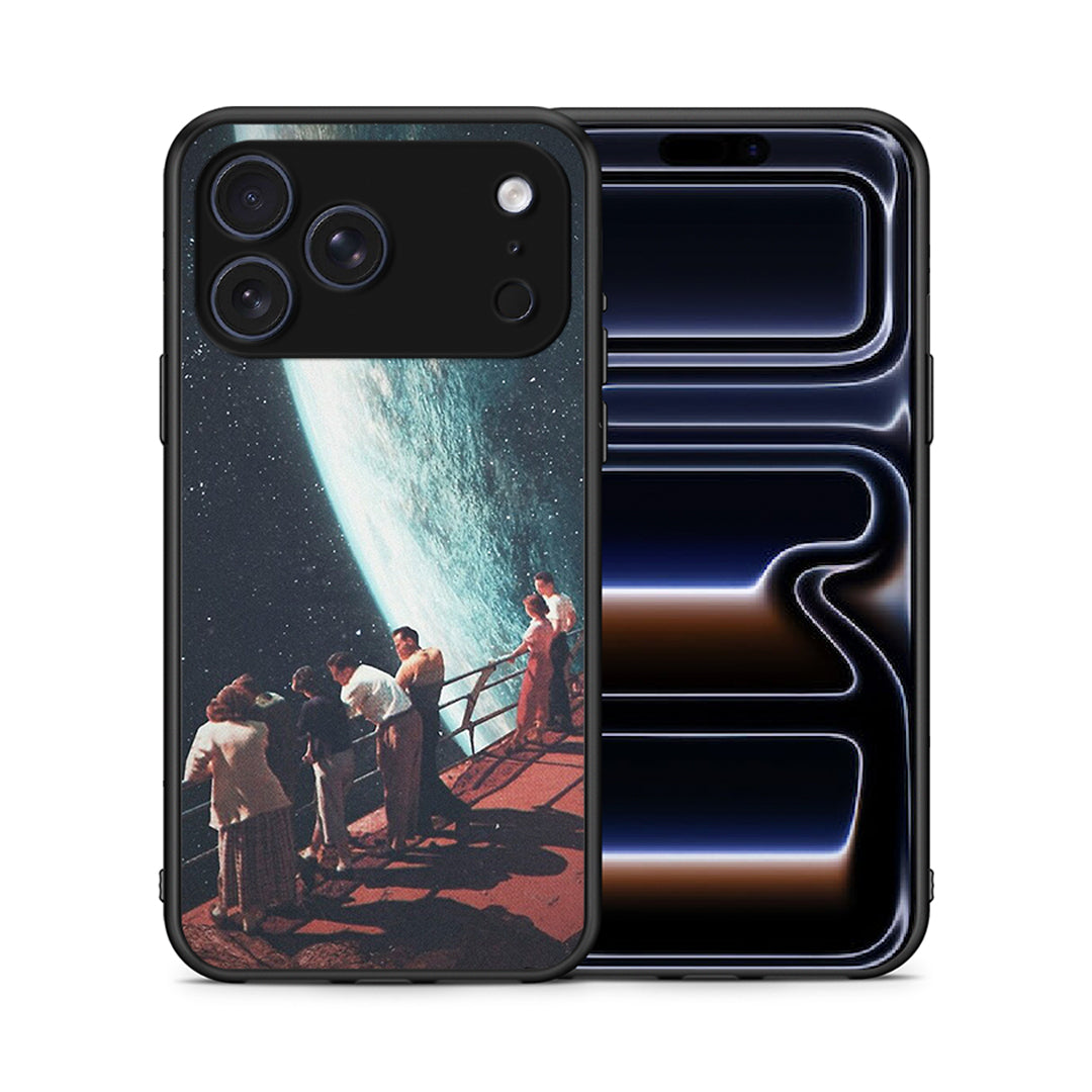 Θήκη iPhone 17 Pro Max Surreal View από τη Smartfits με σχέδιο στο πίσω μέρος και μαύρο περίβλημα | iPhone 17 Pro Max Surreal View case with colorful back and black bezels