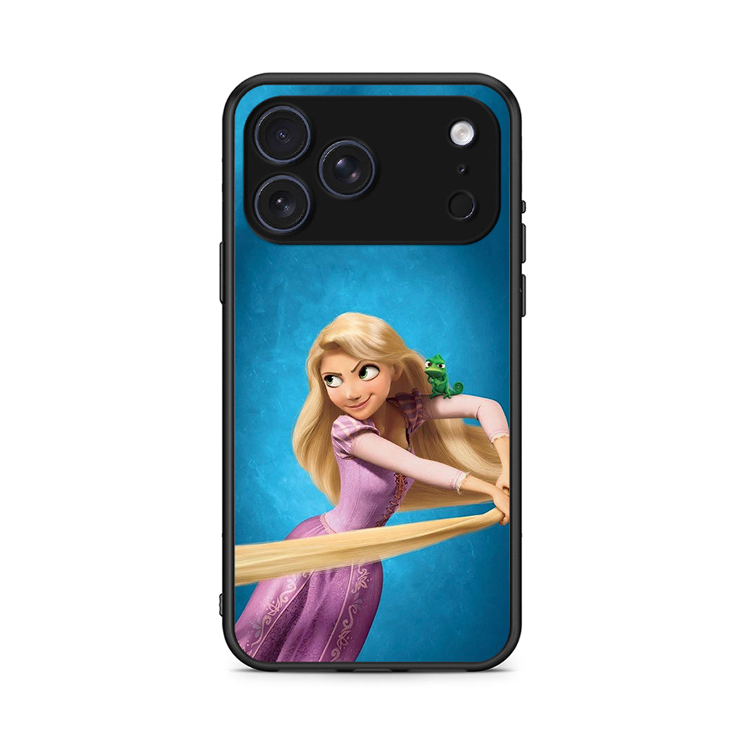 iPhone 17 Pro Max Tangled 2 Θήκη Αγίου Βαλεντίνου από τη Smartfits με σχέδιο στο πίσω μέρος και μαύρο περίβλημα | Smartphone case with colorful back and black bezels by Smartfits