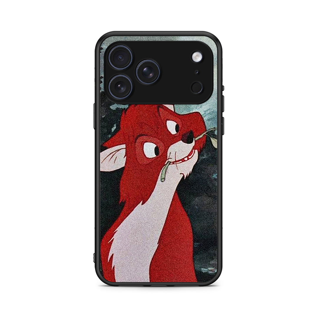 iPhone 17 Pro Max Tod And Vixey Love 1 θήκη από τη Smartfits με σχέδιο στο πίσω μέρος και μαύρο περίβλημα | Smartphone case with colorful back and black bezels by Smartfits