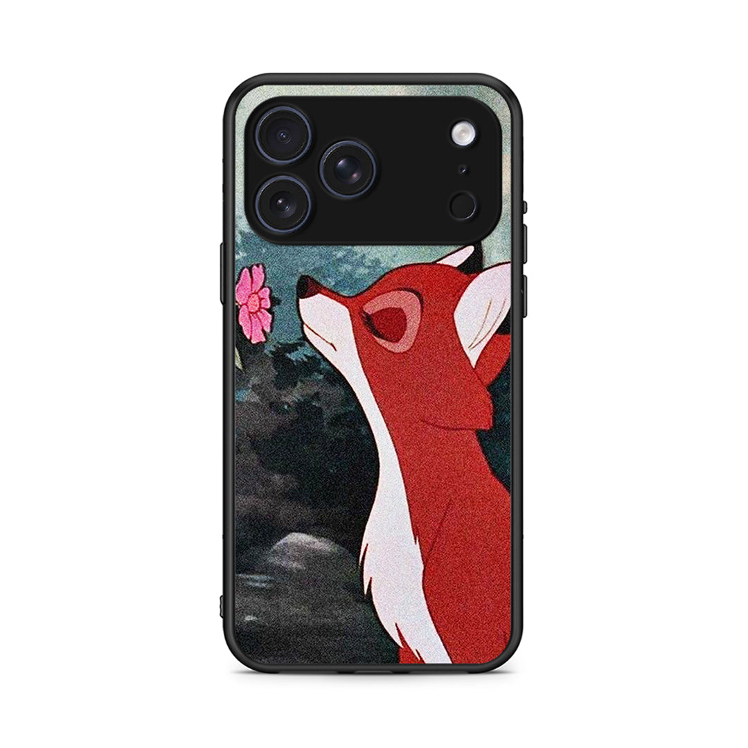 iPhone 17 Pro Max Tod And Vixey Love 2 θήκη από τη Smartfits με σχέδιο στο πίσω μέρος και μαύρο περίβλημα | Smartphone case with colorful back and black bezels by Smartfits