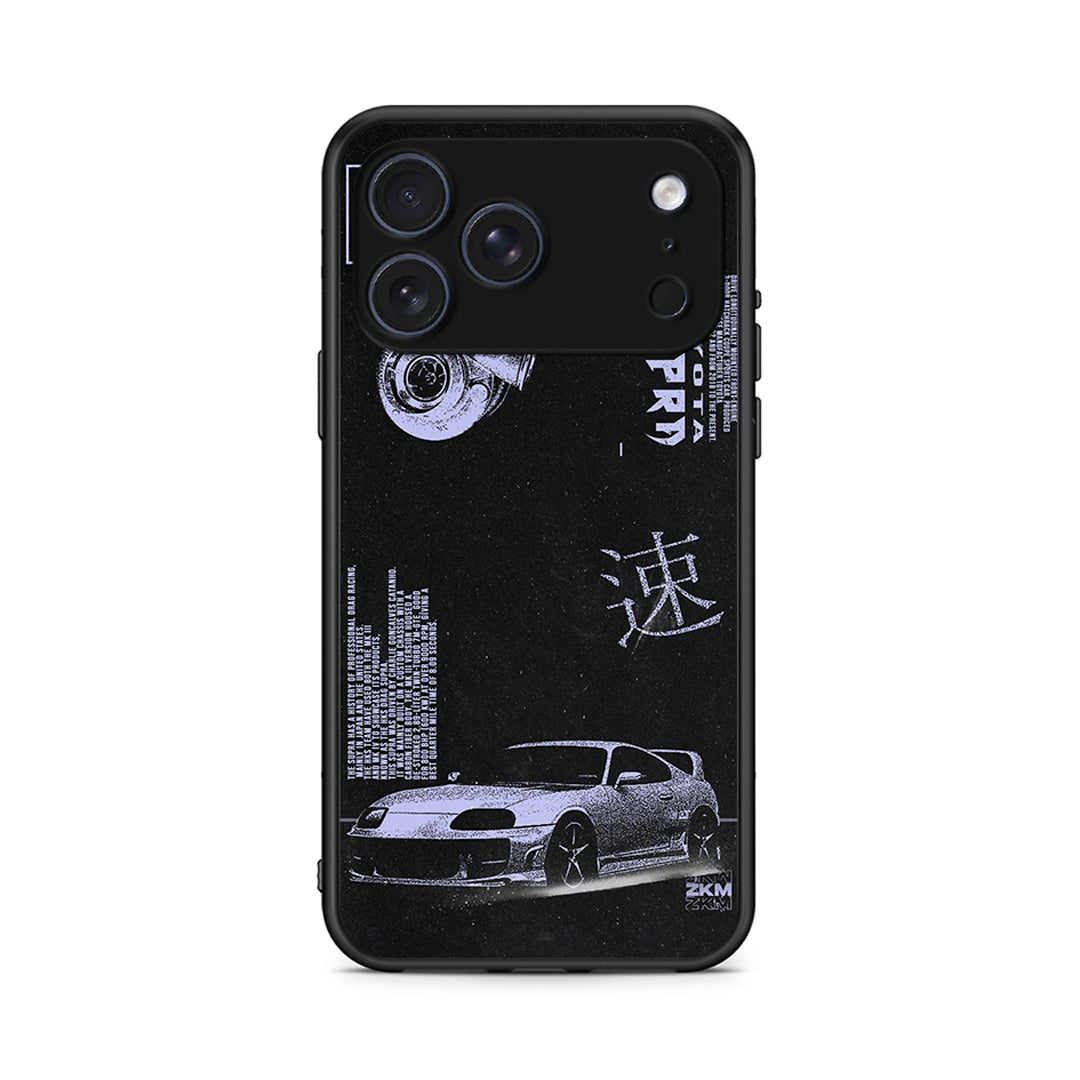 iPhone 17 Pro Max Tokyo Drift Θήκη Αγίου Βαλεντίνου από τη Smartfits με σχέδιο στο πίσω μέρος και μαύρο περίβλημα | Smartphone case with colorful back and black bezels by Smartfits