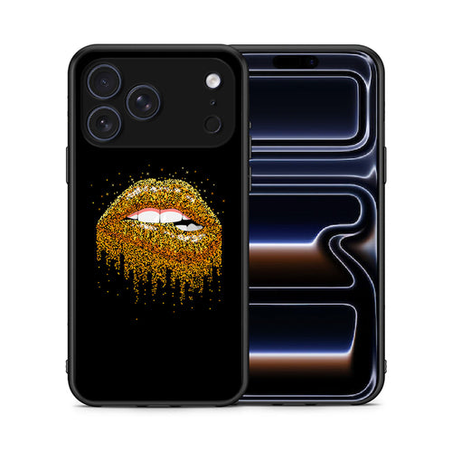 Θήκη iPhone 17 Pro Max Golden Valentine από τη Smartfits με σχέδιο στο πίσω μέρος και μαύρο περίβλημα | iPhone 17 Pro Max Golden Valentine case with colorful back and black bezels