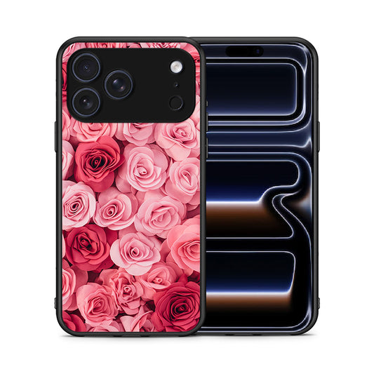 Θήκη iPhone 17 Pro Max RoseGarden Valentine από τη Smartfits με σχέδιο στο πίσω μέρος και μαύρο περίβλημα | iPhone 17 Pro Max RoseGarden Valentine case with colorful back and black bezels