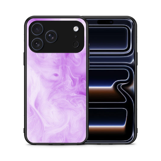 Θήκη iPhone 17 Pro Max Lavender Watercolor από τη Smartfits με σχέδιο στο πίσω μέρος και μαύρο περίβλημα | iPhone 17 Pro Max Lavender Watercolor case with colorful back and black bezels