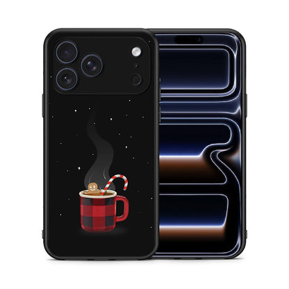 Θήκη iPhone 17 Pro Max Xmas Bathing από τη Smartfits με σχέδιο στο πίσω μέρος και μαύρο περίβλημα | iPhone 17 Pro Max Xmas Bathing case with colorful back and black bezels