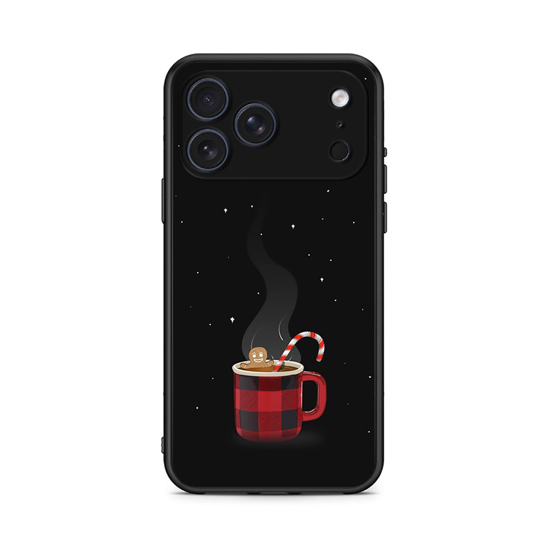iPhone 17 Pro Max Xmas Bathing θήκη από τη Smartfits με σχέδιο στο πίσω μέρος και μαύρο περίβλημα | Smartphone case with colorful back and black bezels by Smartfits