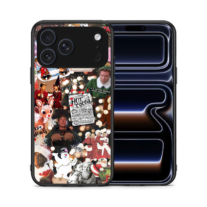 Θήκη iPhone 17 Pro Max Xmas Movies από τη Smartfits με σχέδιο στο πίσω μέρος και μαύρο περίβλημα | iPhone 17 Pro Max Xmas Movies case with colorful back and black bezels