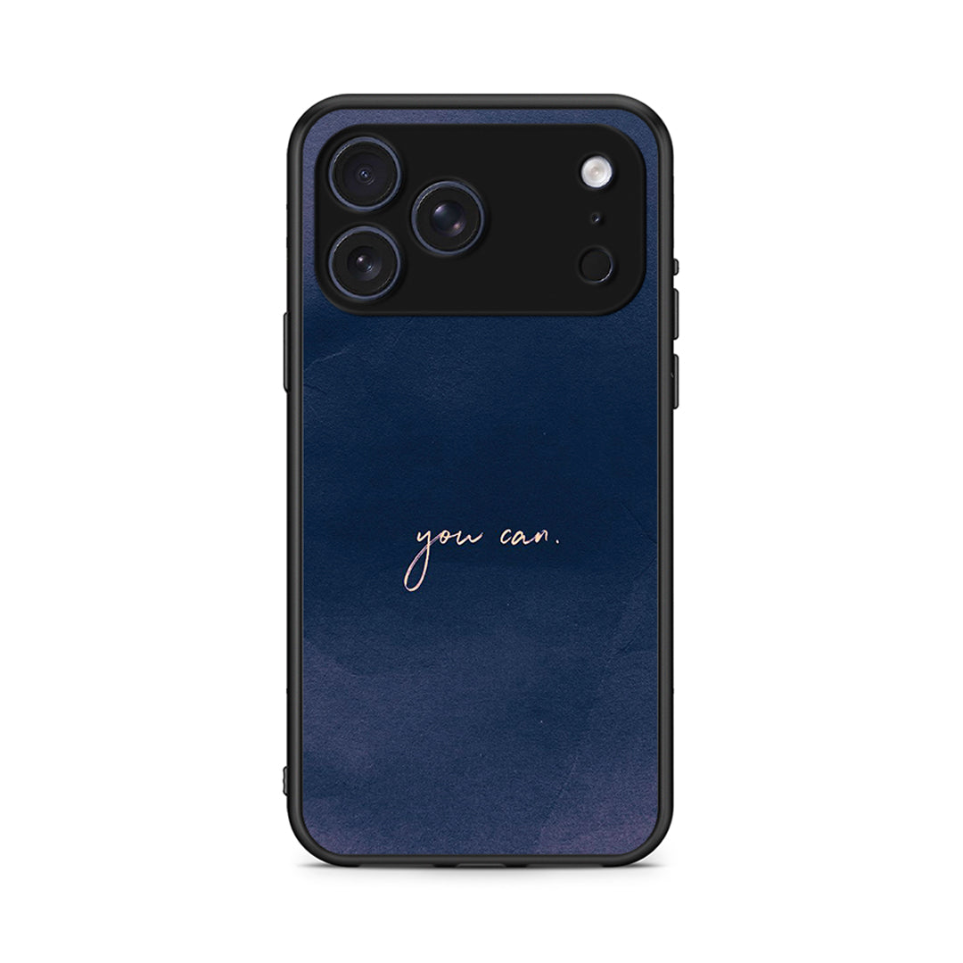 iPhone 17 Pro Max You Can θήκη από τη Smartfits με σχέδιο στο πίσω μέρος και μαύρο περίβλημα | Smartphone case with colorful back and black bezels by Smartfits