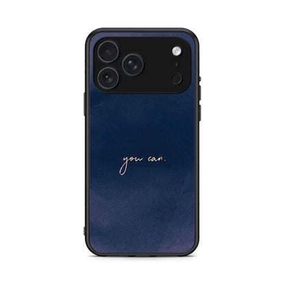iPhone 17 Pro Max You Can θήκη από τη Smartfits με σχέδιο στο πίσω μέρος και μαύρο περίβλημα | Smartphone case with colorful back and black bezels by Smartfits
