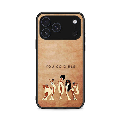 iPhone 17 Pro Max You Go Girl θήκη από τη Smartfits με σχέδιο στο πίσω μέρος και μαύρο περίβλημα | Smartphone case with colorful back and black bezels by Smartfits