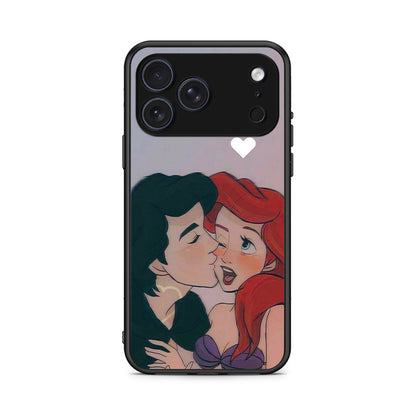 iPhone 17 Pro Mermaid Love Θήκη Αγίου Βαλεντίνου από τη Smartfits με σχέδιο στο πίσω μέρος και μαύρο περίβλημα | Smartphone case with colorful back and black bezels by Smartfits