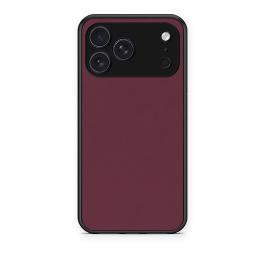 Θήκη iPhone 17 Pro Muted Burgundy από τη Smartfits με σχέδιο στο πίσω μέρος και μαύρο περίβλημα | iPhone 17 Pro Muted Burgundy case with colorful back and black bezels