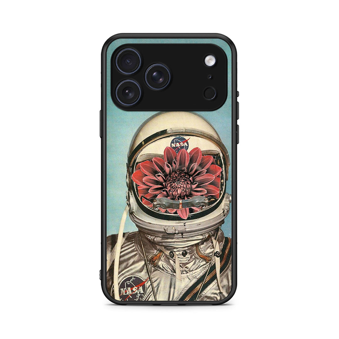 iPhone 17 Pro Nasa Bloom θήκη από τη Smartfits με σχέδιο στο πίσω μέρος και μαύρο περίβλημα | Smartphone case with colorful back and black bezels by Smartfits