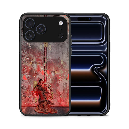 Θήκη iPhone 17 Pro Nezuko Kamado από τη Smartfits με σχέδιο στο πίσω μέρος και μαύρο περίβλημα | iPhone 17 Pro Nezuko Kamado case with colorful back and black bezels