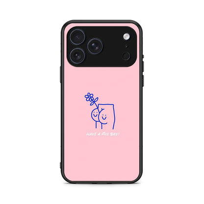 iPhone 17 Pro Nice Day θήκη από τη Smartfits με σχέδιο στο πίσω μέρος και μαύρο περίβλημα | Smartphone case with colorful back and black bezels by Smartfits