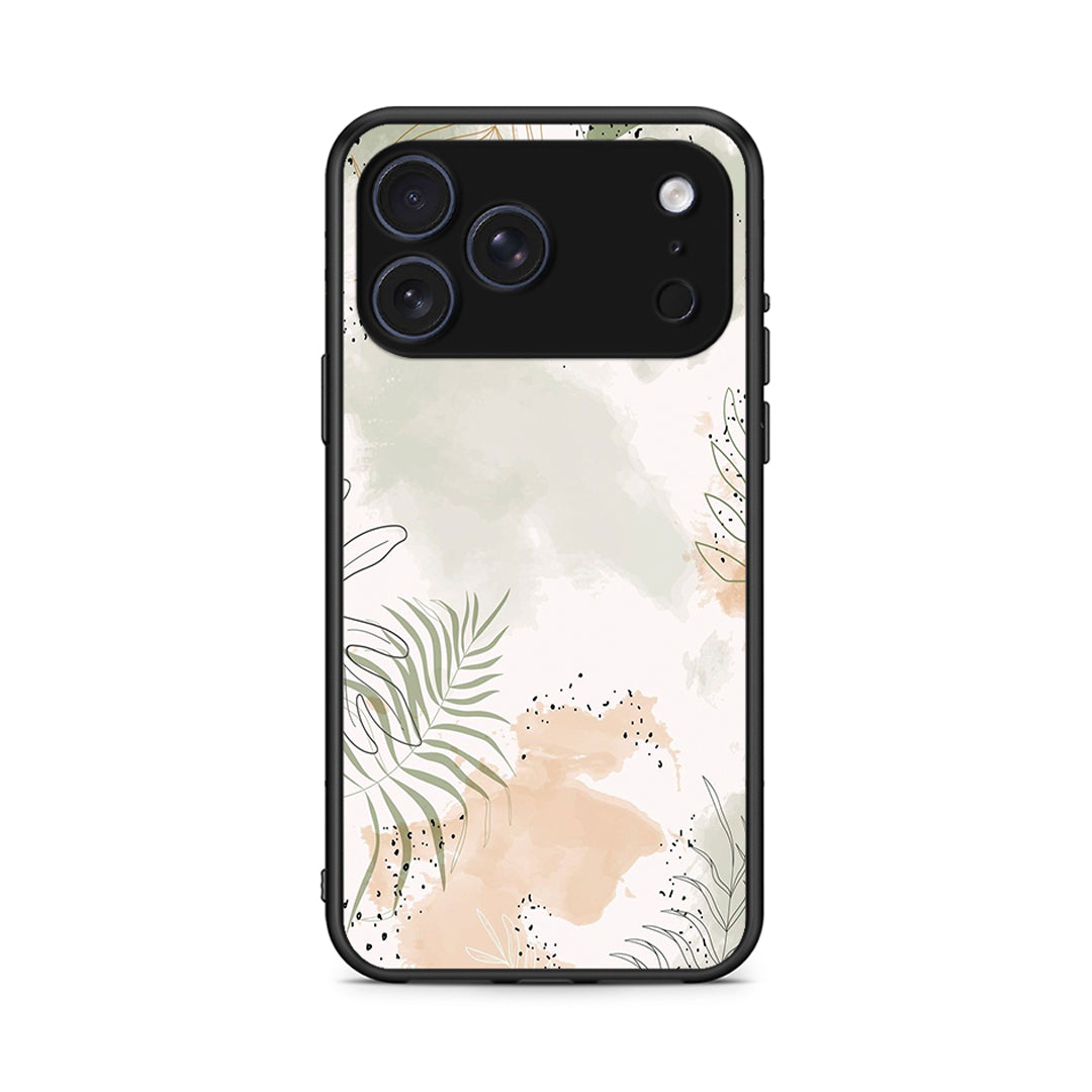 iPhone 17 Pro Nude Plants Θήκη από τη Smartfits με σχέδιο στο πίσω μέρος και μαύρο περίβλημα | Smartphone case with colorful back and black bezels by Smartfits