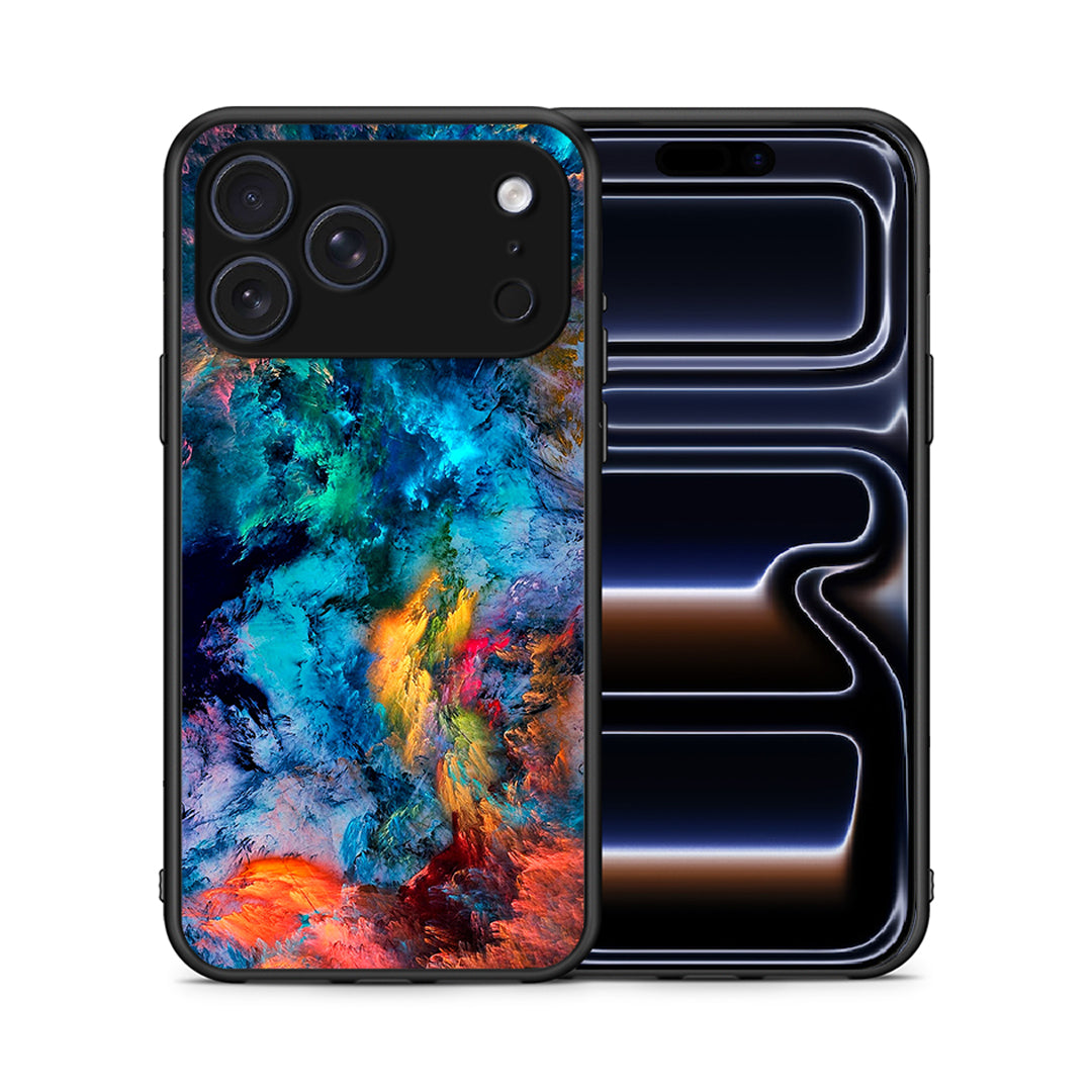 Θήκη iPhone 17 Pro Crayola Paint από τη Smartfits με σχέδιο στο πίσω μέρος και μαύρο περίβλημα | iPhone 17 Pro Crayola Paint case with colorful back and black bezels