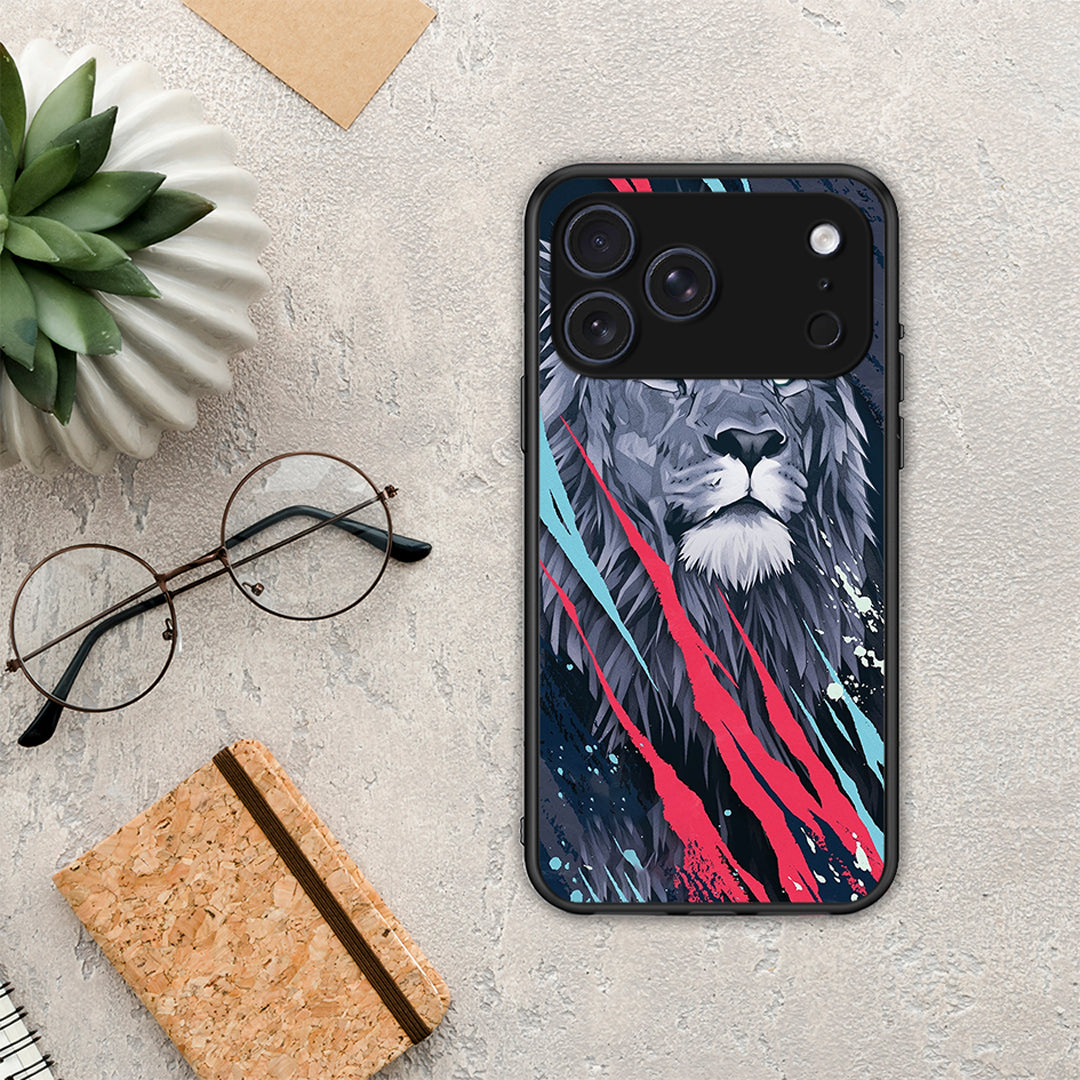 PopArt Lion Designer - iPhone 17 Pro θήκη