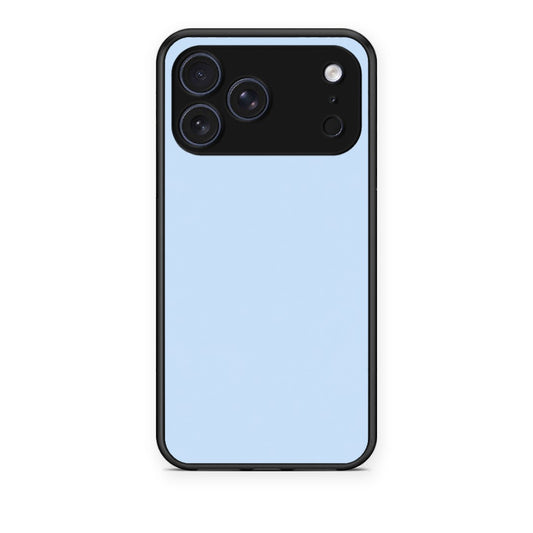 Θήκη iPhone 17 Pro Powder Blue από τη Smartfits με σχέδιο στο πίσω μέρος και μαύρο περίβλημα | iPhone 17 Pro Powder Blue case with colorful back and black bezels