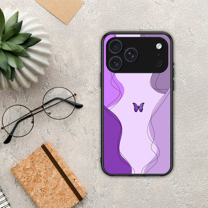 Purple Mariposa - iPhone 17 Pro θήκη