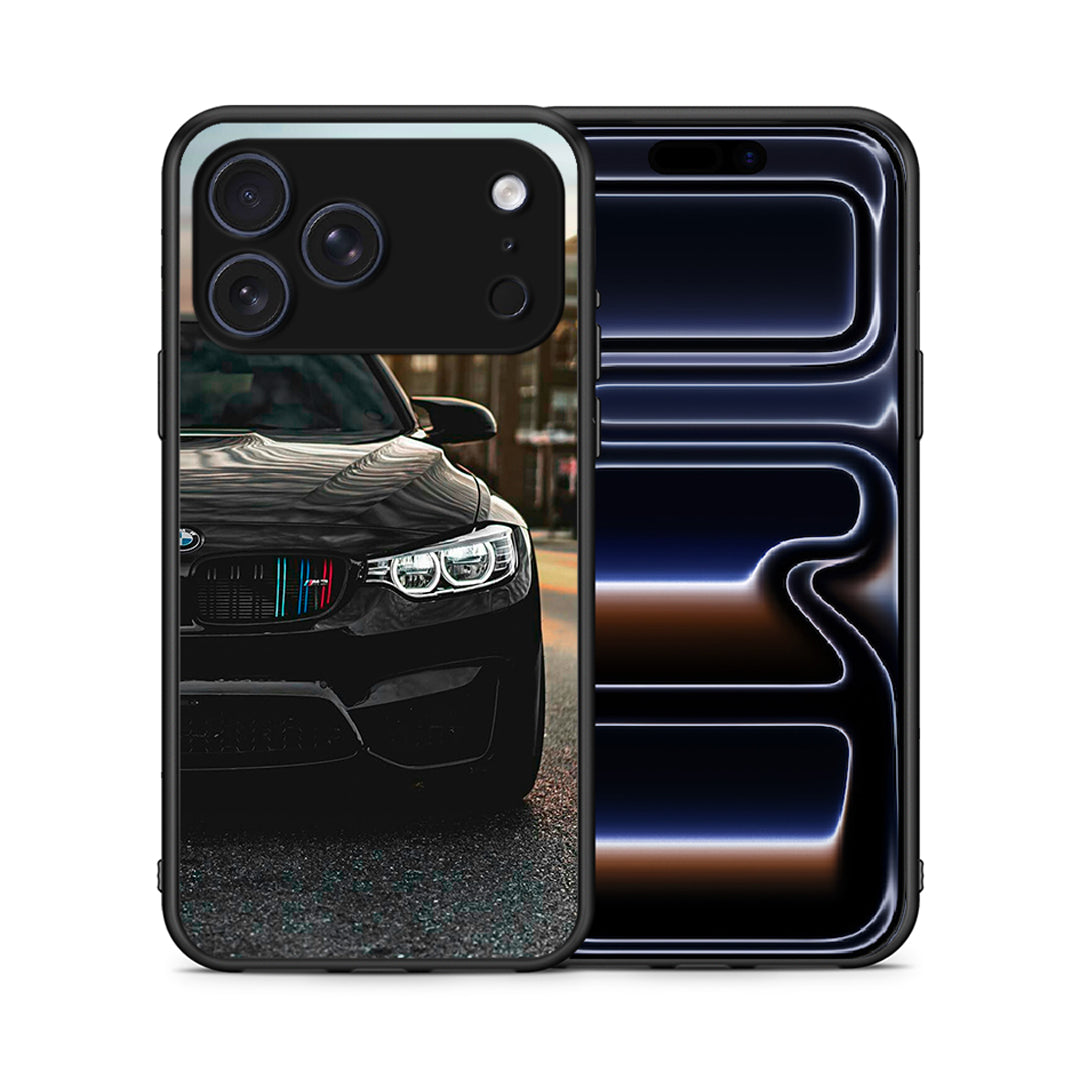 Θήκη iPhone 17 Pro M3 Racing από τη Smartfits με σχέδιο στο πίσω μέρος και μαύρο περίβλημα | iPhone 17 Pro M3 Racing case with colorful back and black bezels