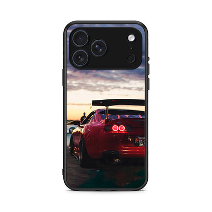 iPhone 17 Pro Racing Supra θήκη από τη Smartfits με σχέδιο στο πίσω μέρος και μαύρο περίβλημα | Smartphone case with colorful back and black bezels by Smartfits