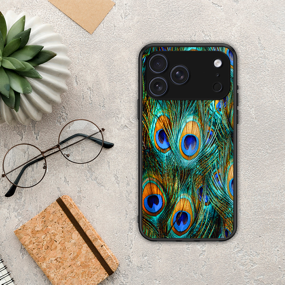 Real Peacock Feathers - iPhone 17 Pro θήκη