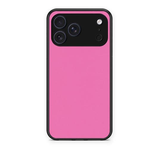 Θήκη iPhone 17 Pro Rose Pink από τη Smartfits με σχέδιο στο πίσω μέρος και μαύρο περίβλημα | iPhone 17 Pro Rose Pink case with colorful back and black bezels