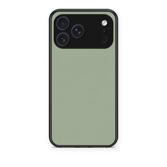 Θήκη iPhone 17 Pro Sage Green από τη Smartfits με σχέδιο στο πίσω μέρος και μαύρο περίβλημα | iPhone 17 Pro Sage Green case with colorful back and black bezels