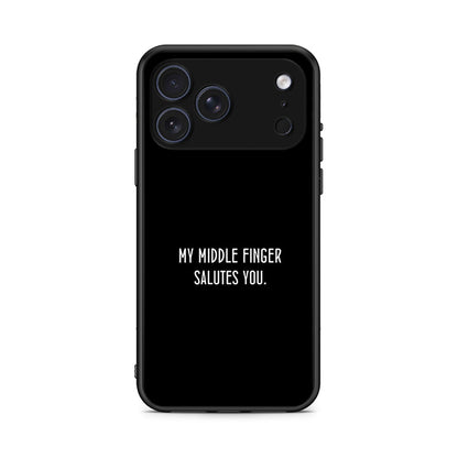 iPhone 17 Pro Salute θήκη από τη Smartfits με σχέδιο στο πίσω μέρος και μαύρο περίβλημα | Smartphone case with colorful back and black bezels by Smartfits