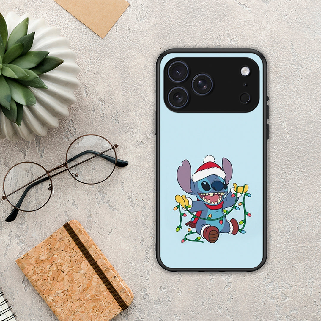 Santa Stich - iPhone 17 Pro θήκη