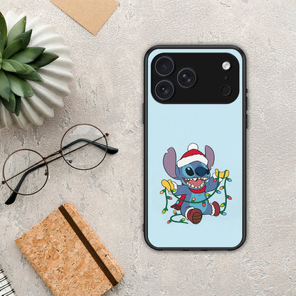 Santa Stich - iPhone 17 Pro θήκη